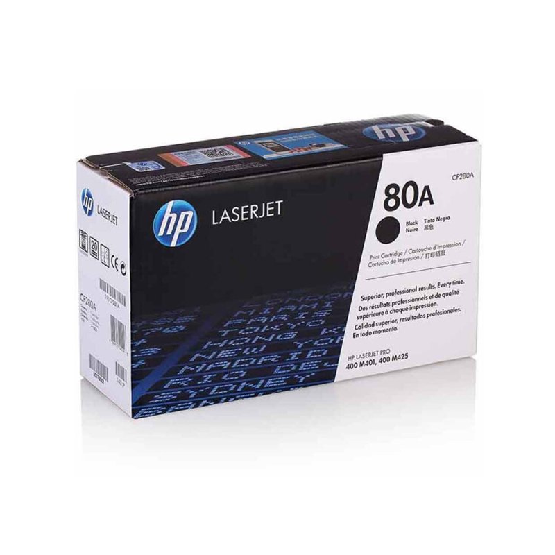 惠普（HP）CF280A 80A黑色硒鼓 适用打印机 LaserJetPro 400 M401 M425