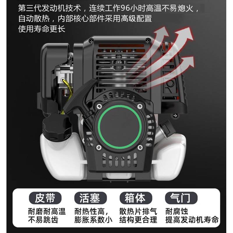 割草机小型家用多功能割草机法耐开荒背负式农用收割汽油打草松土机除草15