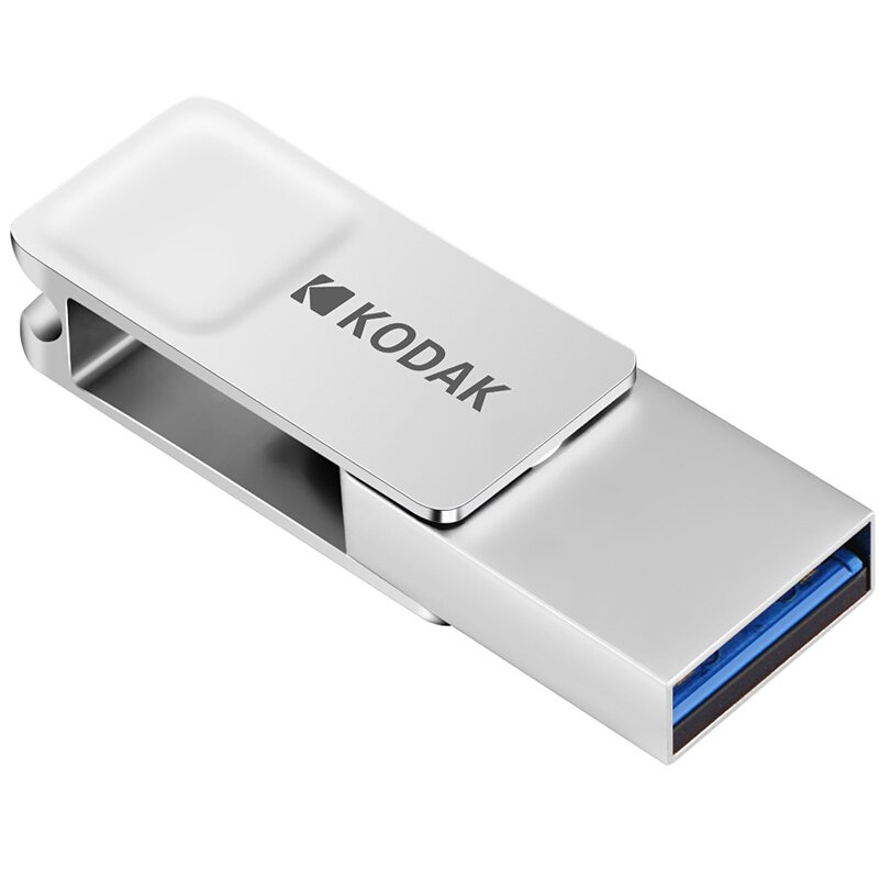 柯达(Kodak) U盘64GB K223C 高速USB3.1 全金属 安卓Type-C手机电脑两用优盘64G