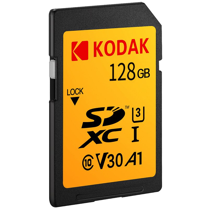 柯达(Kodak) SD卡128GB 高速U3 A1 V30性能 4K高清专业单反数码摄相机内存卡SDXC储存卡128G