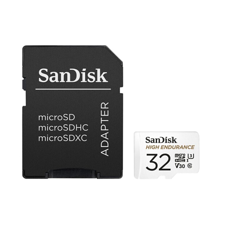 闪迪（SanDisk）Micro SD 32GB 行车记录仪家庭安防监视频控摄像头专用TF卡存储卡高耐用运动相机4K拍摄