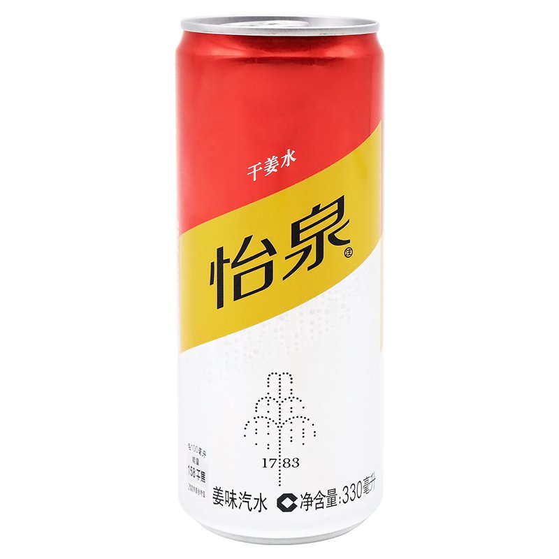 可口可乐 怡泉干姜水330ml*6罐 含气饮料