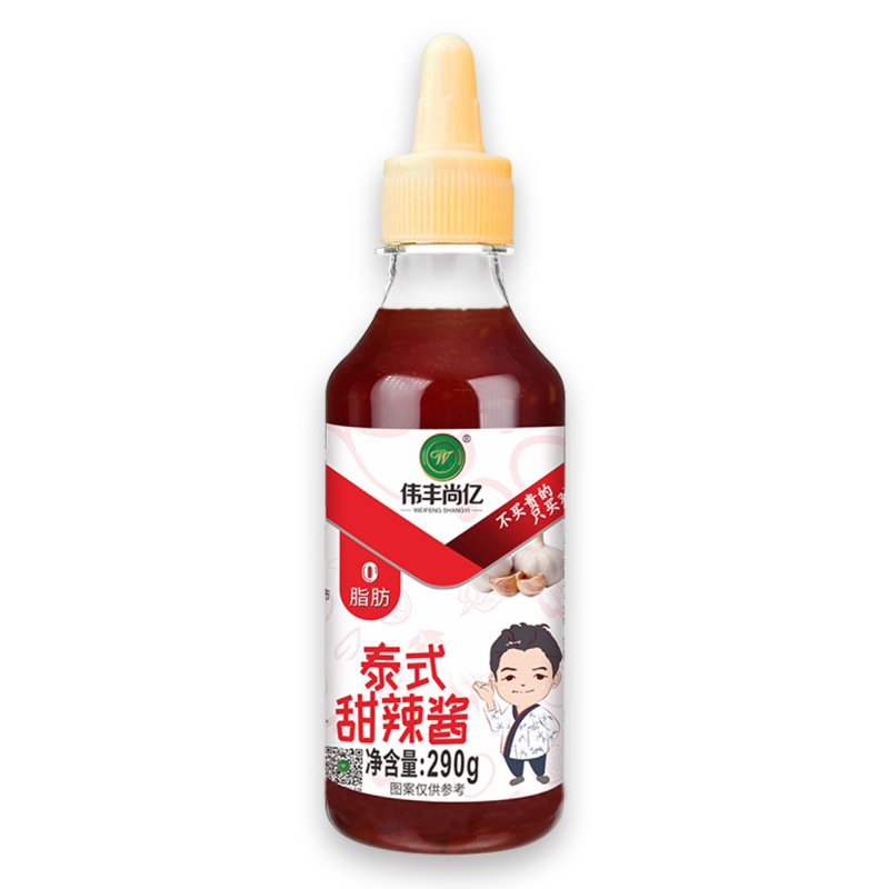 伟丰尚亿泰式甜辣酱家用挤压瓶泰式海鲜面手抓饼蘸酱料290g