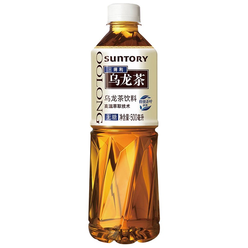 三得利无糖乌龙茶500ml*4瓶多省_0