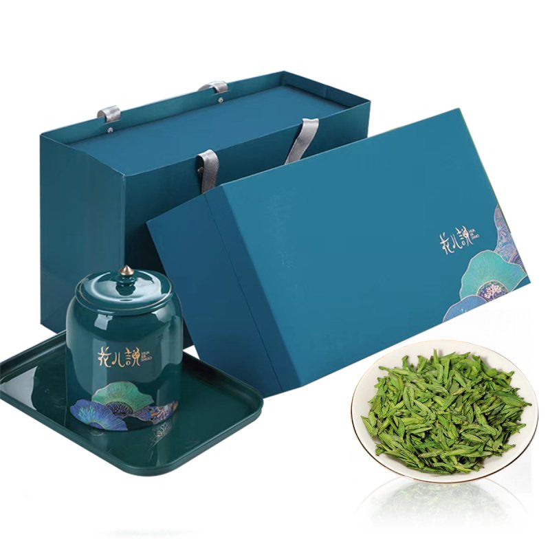 源御露(Yuan Yu Lu)龙井茶明前新茶春茶嫩芽头采豆香型茶叶绿茶礼盒装400g