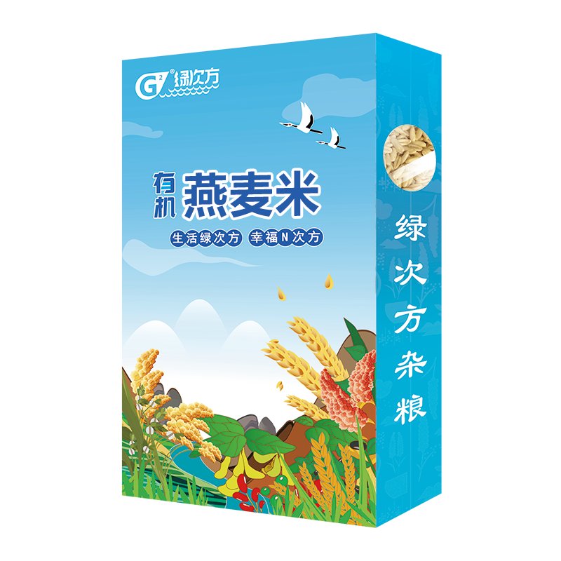 绿次方有机燕麦米400g