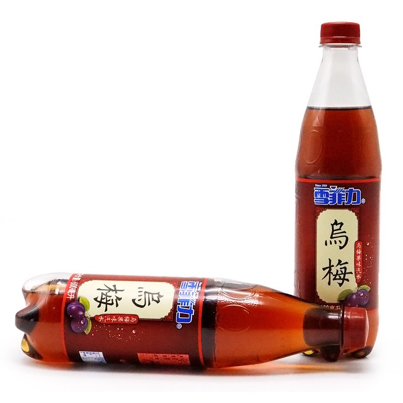 可口可乐 雪菲力乌梅汁 600ml*24瓶/箱 碳酸饮料