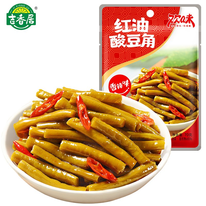 红油酸豆角香辣味70g