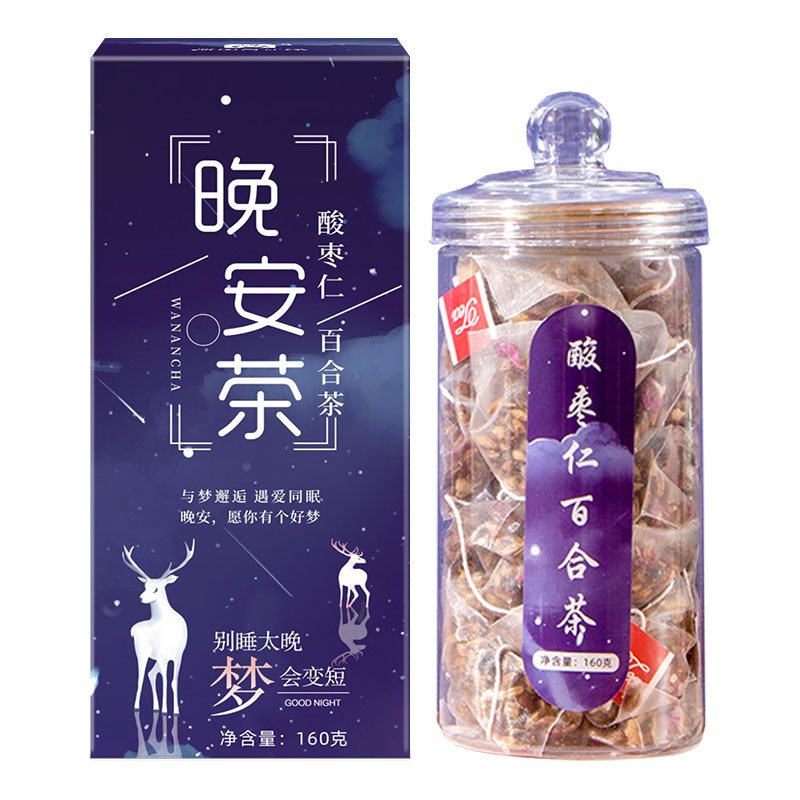 雅丽百花缘 酸枣仁百合茶 晚安茶160g