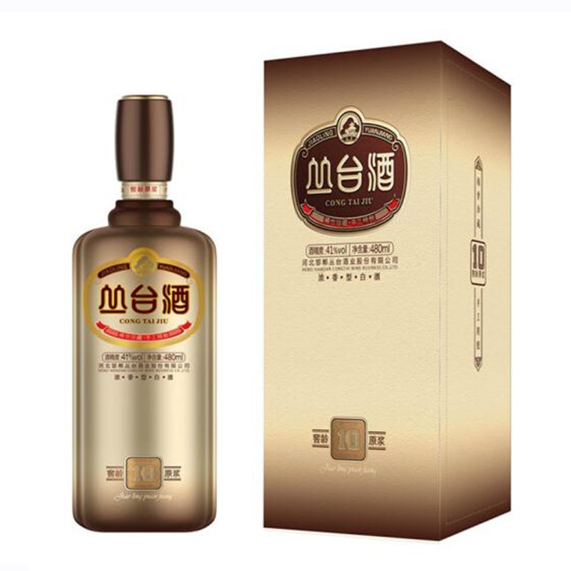 丛台酒 41度窖龄10 480mL*4瓶整箱装