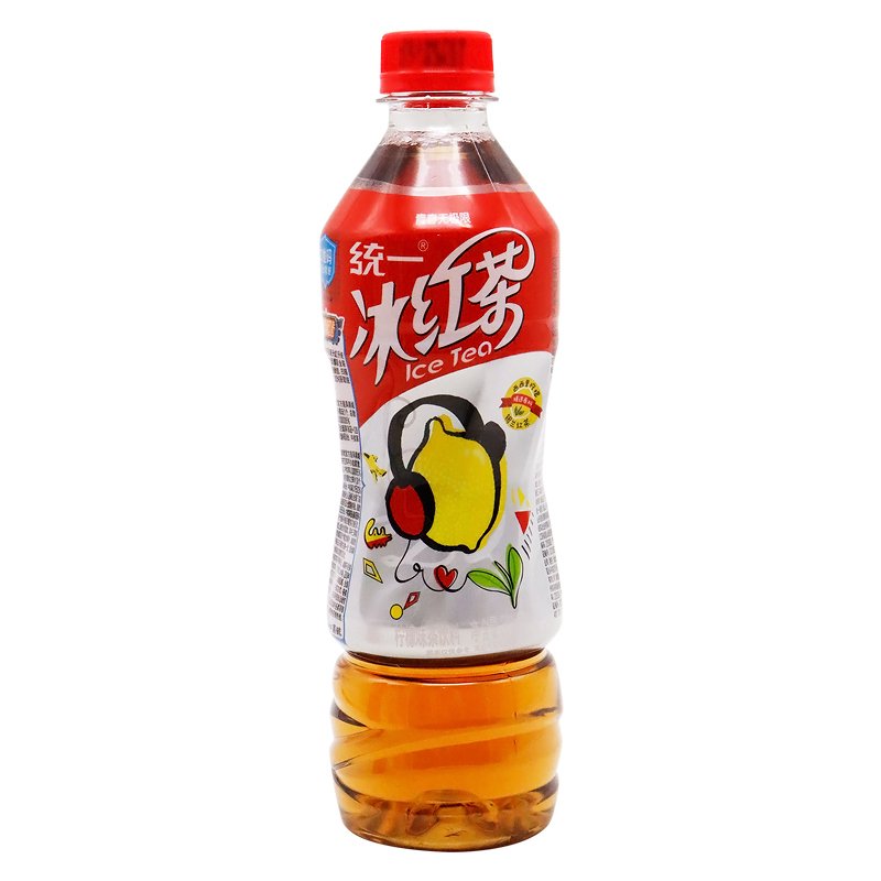 统一饮料冰红茶 柠檬味 500ml*15瓶整箱