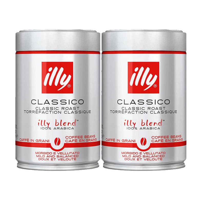 illy 意利 意大利原装中度烘焙浓缩咖啡豆 阿拉比卡 250克/罐