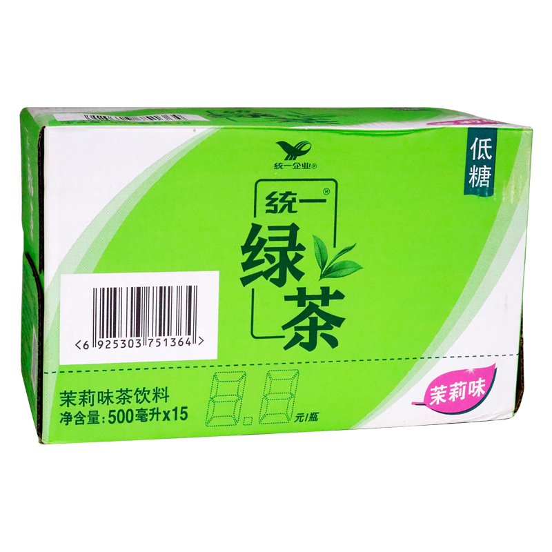 统一 绿茶500ml*15瓶/箱