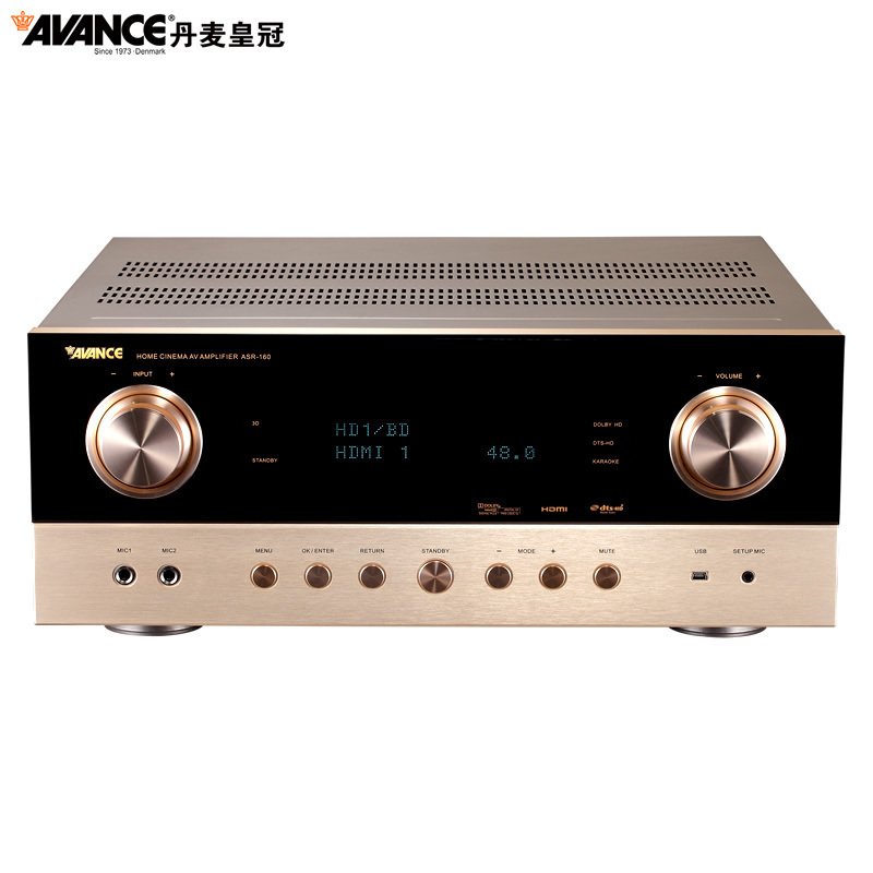 AVANCE 丹麦皇冠 Dana3达雅3高保真 HIFI发烧进口音响 家庭影院7.1套装(s602)+ASR160