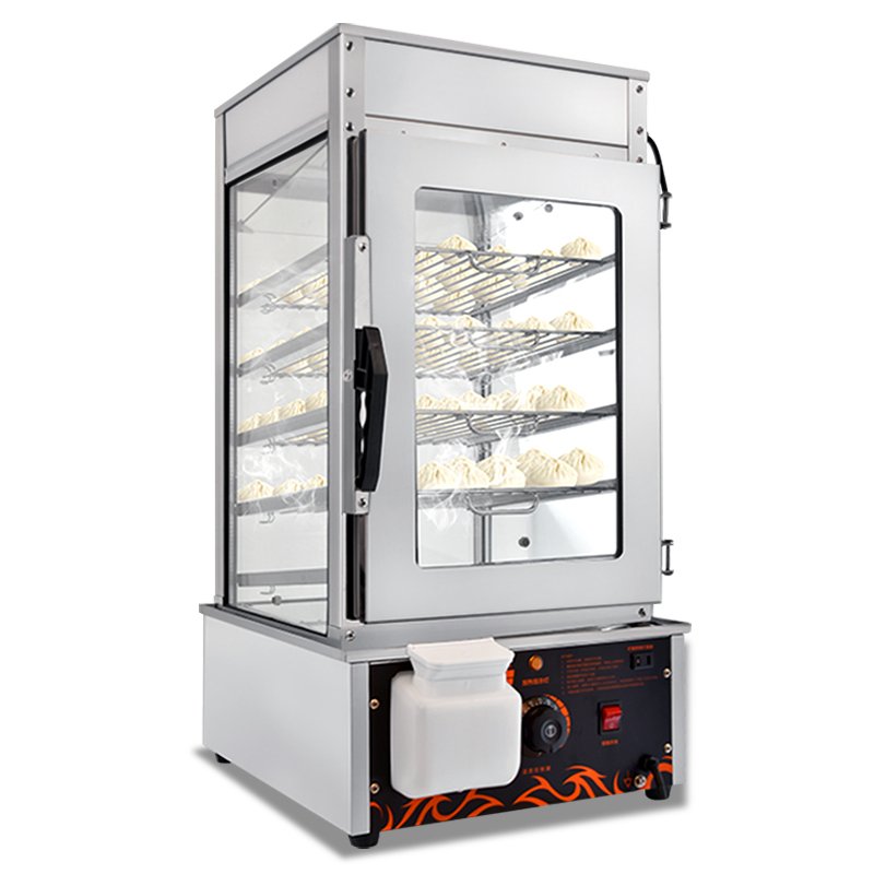 蒸包子机商用台式小型玻璃电蒸箱妖怪馒头蒸包柜蒸包炉保温柜 3000w