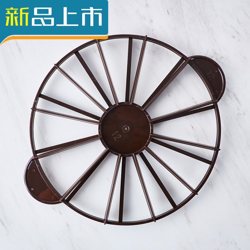 HAOYANGDAO烘焙切片工具千层慕斯蛋糕分割切块器圆形西点分片器双面两用模具 咖啡色429THC