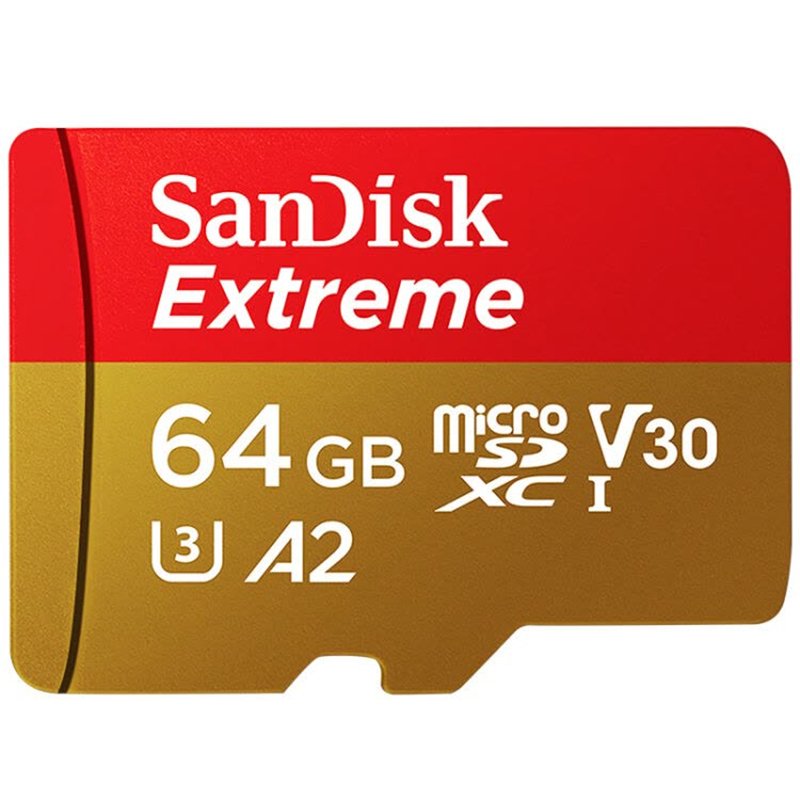 闪迪（SanDisk）64GB TF（MicroSD）存储卡 U3 C10 A2 V30 4K 读160M 写60M