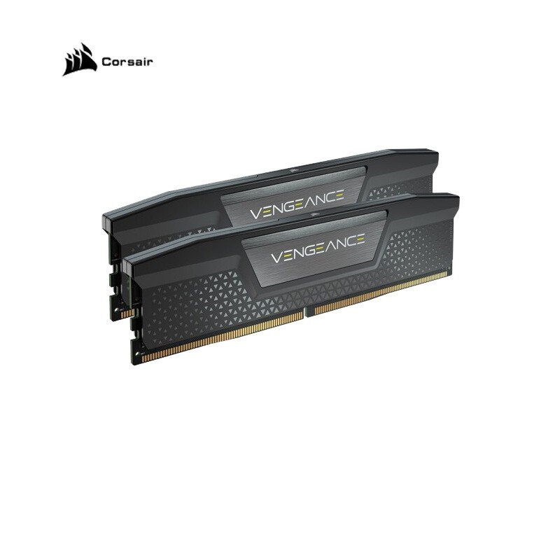 美商海盗船（USCORSAIR） 32GB(16G×2)套装 DDR5 4800 台式机内存条复仇者系列超频系列