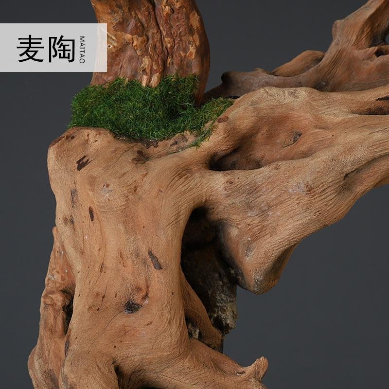 创意家居仿真植物盆景新中式样板房绿植迎客松摆件客厅装饰品_832