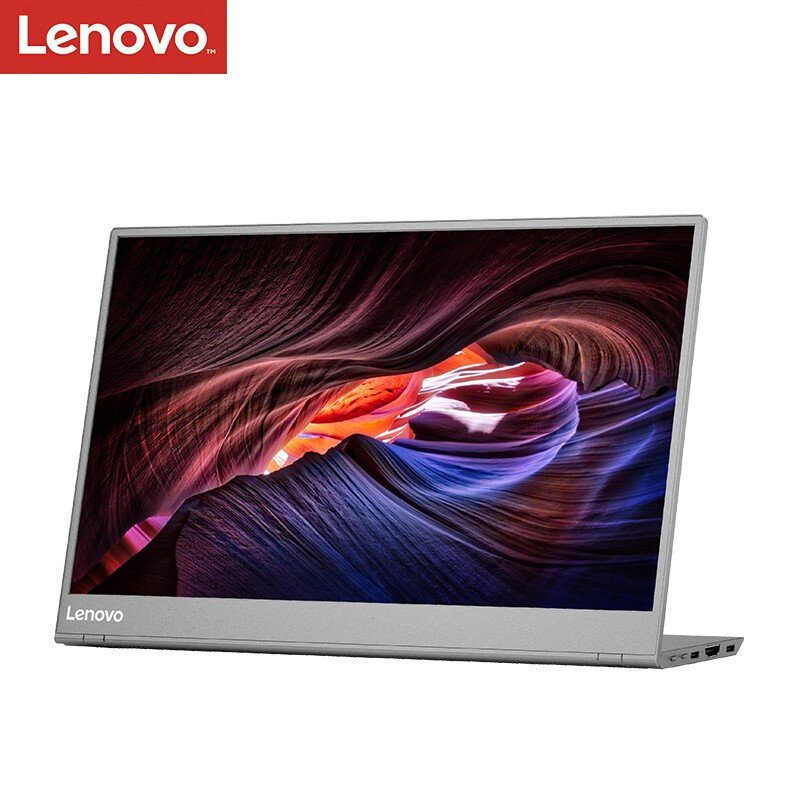 联想(Lenovo)LM16 15.6英寸可触控双Type-C接口 便携式显示器(HDMI+Type-C*2)