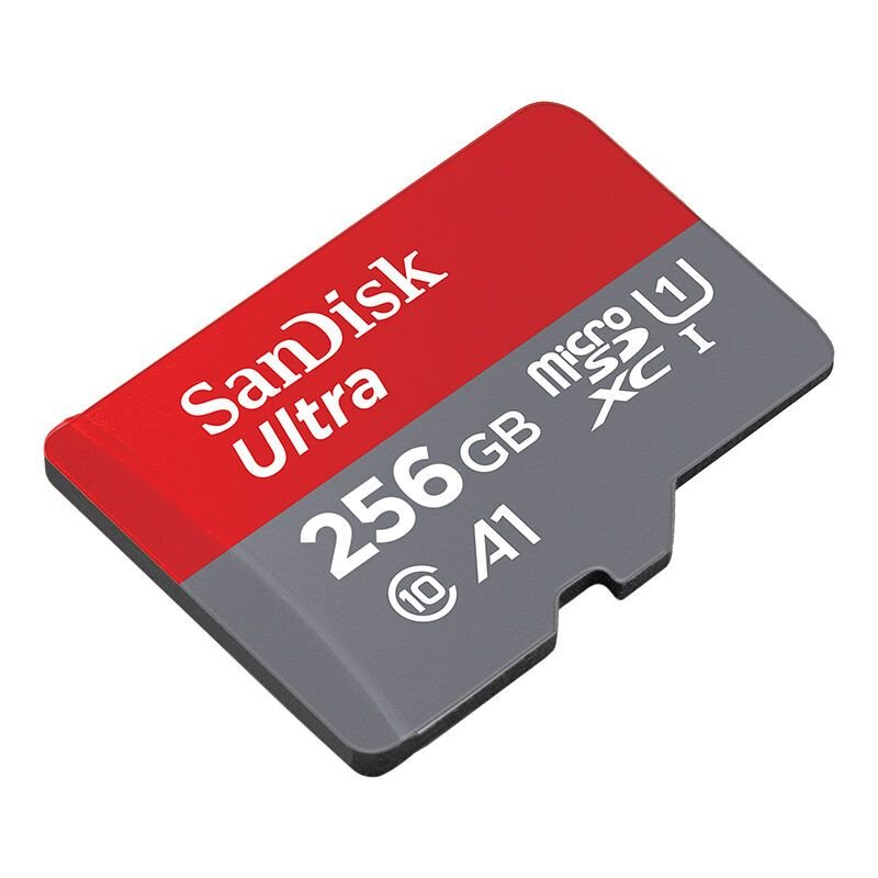 闪迪（SanDisk）A1 256GB 读速 100MB/s 高速移动MicroSDXC UHS-I存储卡 TF