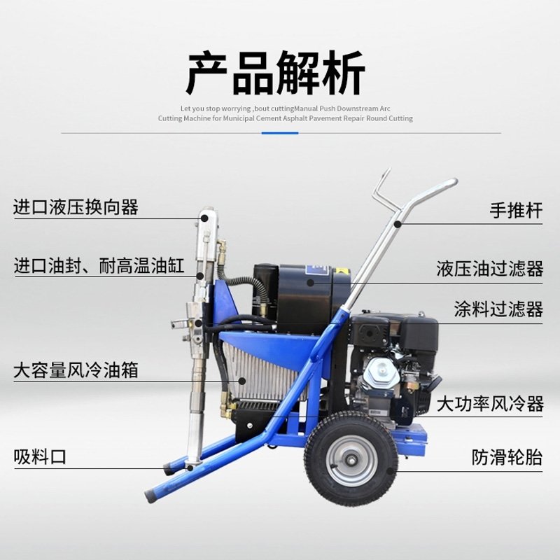 小型家用腻子粉喷涂机工程家装电动喷墙机全自动大功率高压喷漆机(242)_11