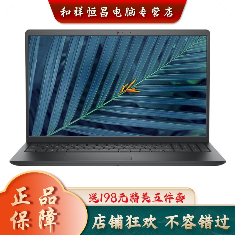 戴尔（DELL）成就Vostro3510十代i5/i7窄框全面屏超薄轻薄笔记本电脑 2505黑11代i5/8G/