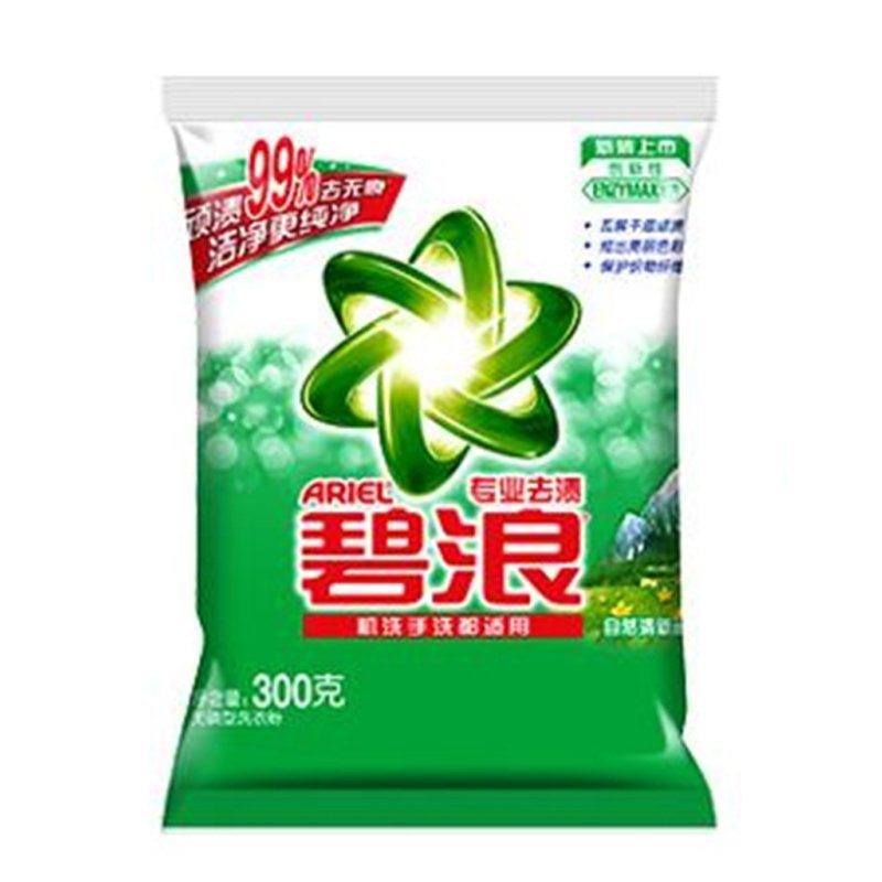 碧浪专业去渍无磷洗衣粉(自然清新型)300G