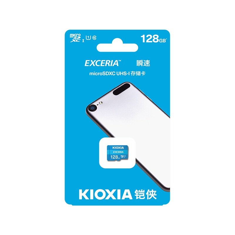 铠侠（Kioxia）（原东芝存储）128GB TF(microSD)存储卡 高速系列 U1 读速100M 支持高清拍摄