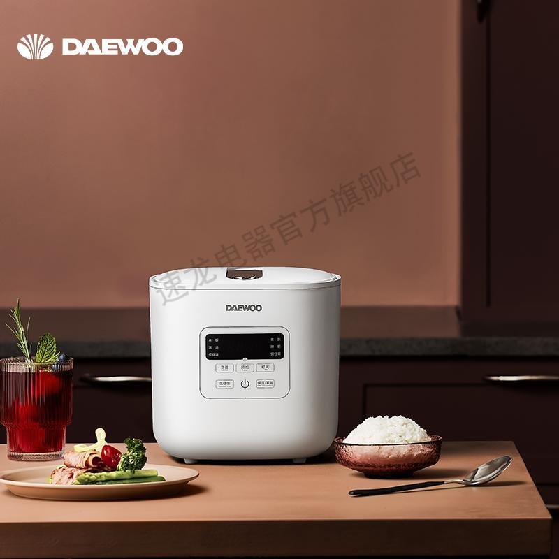 大宇(DAEWOO)电饭煲养生锅米汤分离迷你小型家用煲仔饭酸奶机1.6升容量FB01绿色