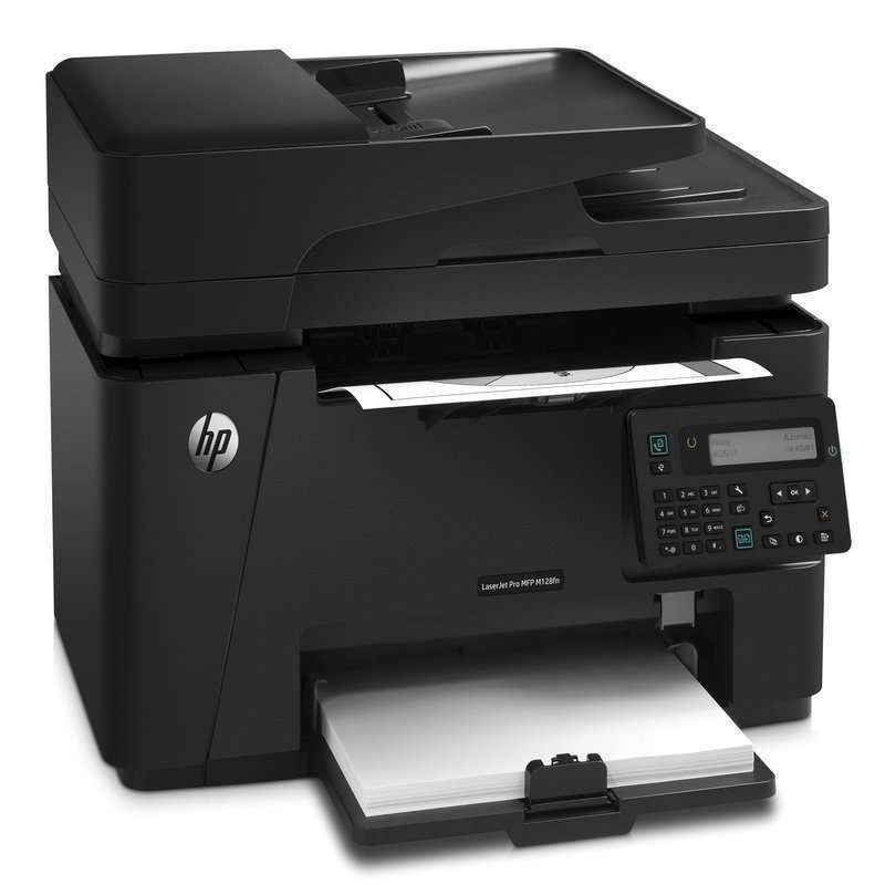 惠普 hp Pro MFP M128fn 黑色激光打印机一体机 （打印复印扫描传真有线网络）套餐五