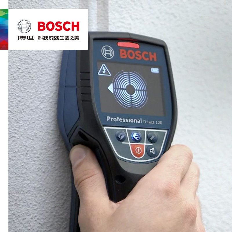 BOSCH博世墙体探测仪D-tect120探测器探测金属电缆木材水管(b3a)