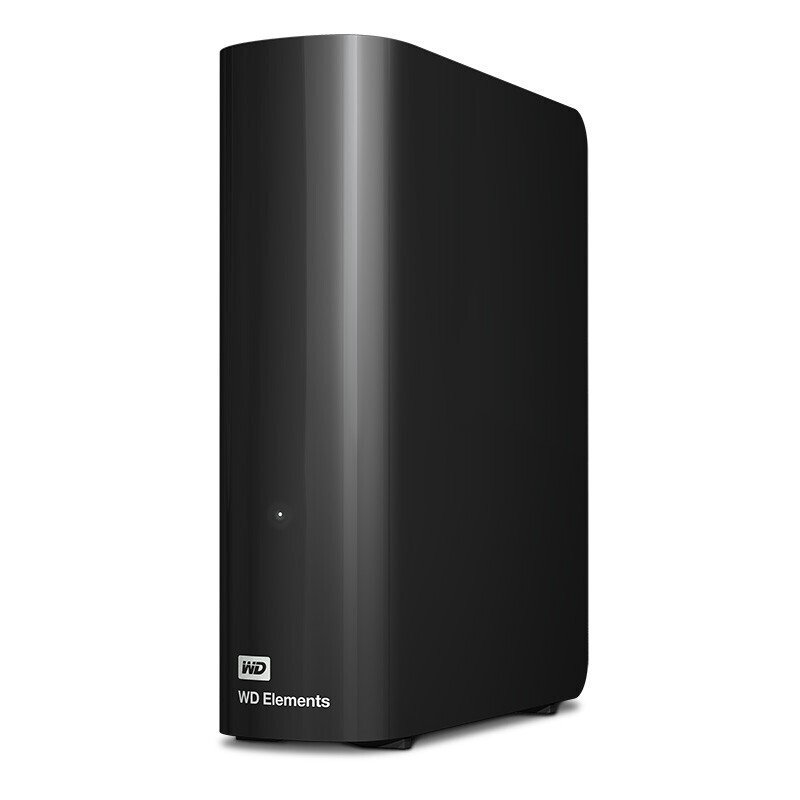 西部数据（WD）新元素3.5英寸 桌面式移动硬盘 USB3.0 Elements 经典桌面存储 10TB 外接移动硬盘