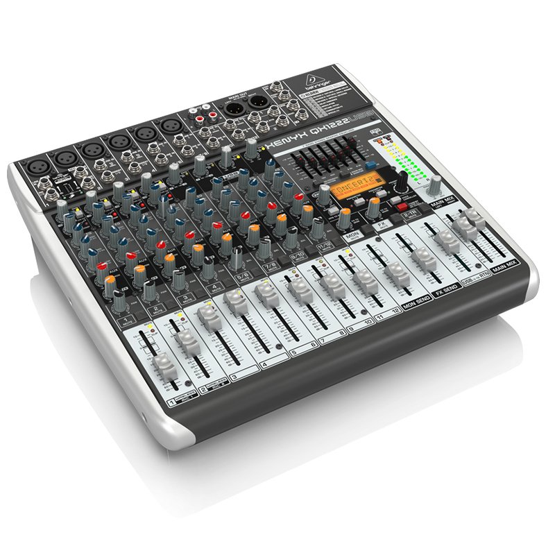 BEHRINGER/百灵达 QX1222USB专业大型12路舞台调音台声卡带效果