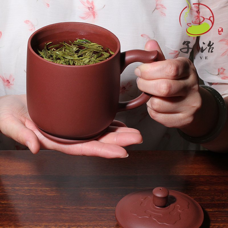 【子冶】大福杯 倒立 全手工宜兴紫砂茶杯紫砂杯壶名家精品茶具正品