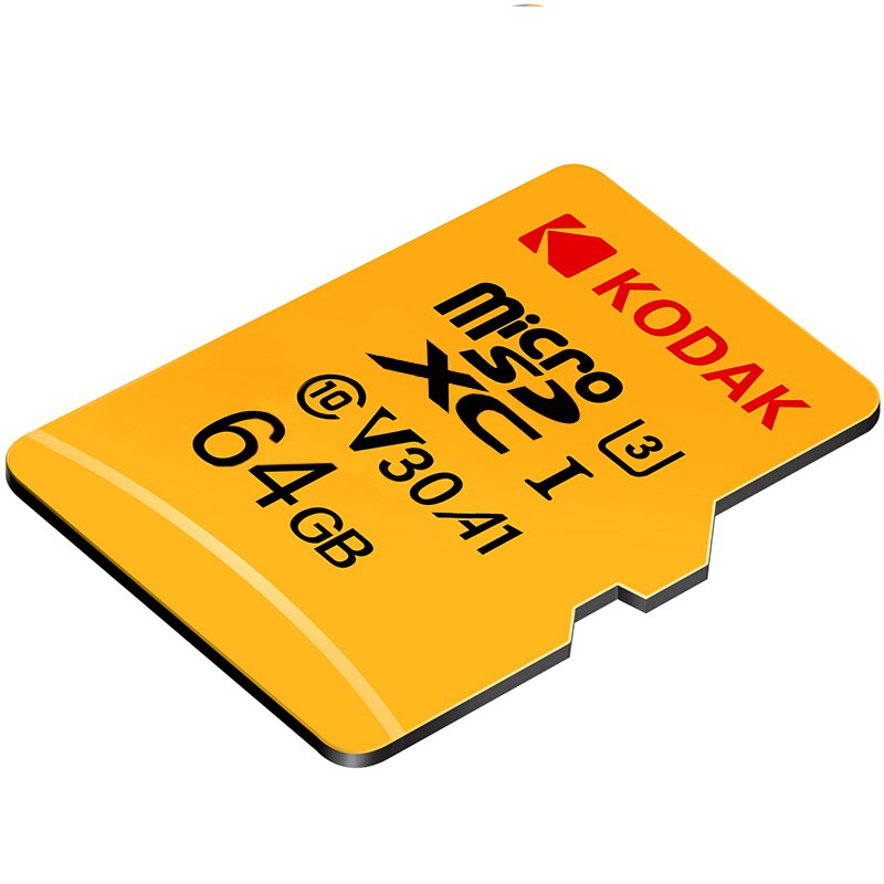 柯达(Kodak)TF卡64GB (MicroSD)内存卡U3 A1 V30 4K高清行车记录仪监控存储卡64G