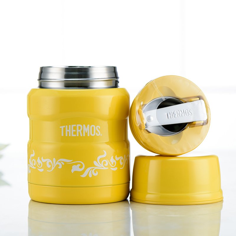 膳魔师（THERMOS）高真空不锈钢保温杯焖烧杯闷烧罐饭盒SK-3000/MR 金色_605