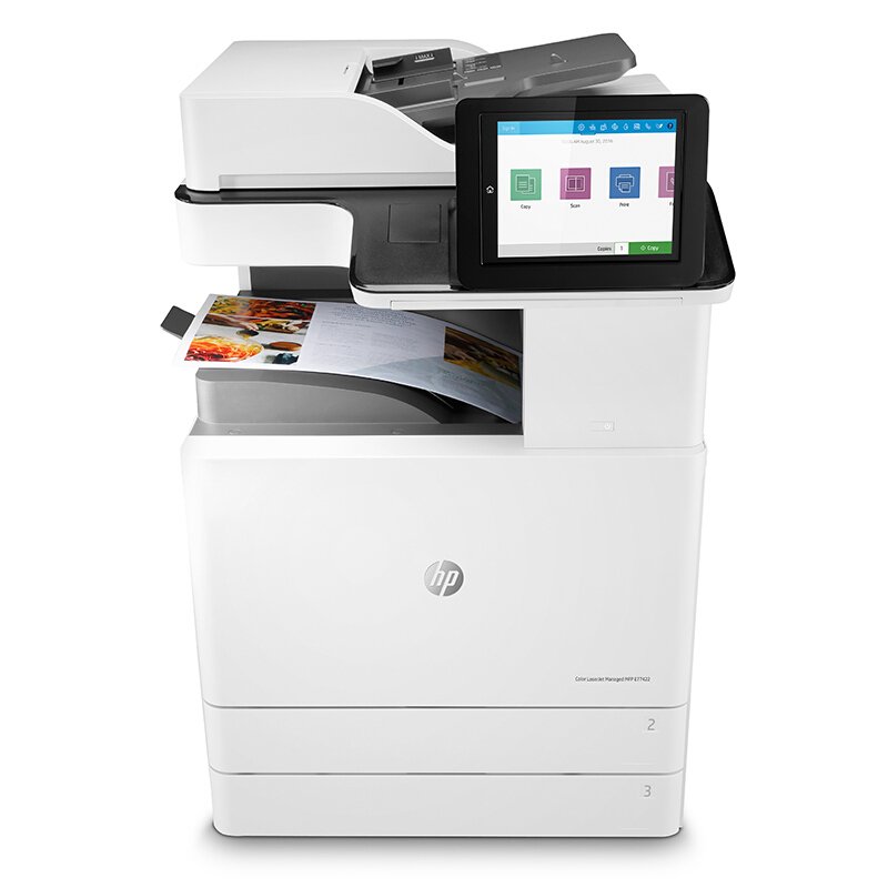 惠普(HP) Color MFP E77422dn A3 管理型 彩色激光数码复合机 一体机 打印复印扫描 自动双面