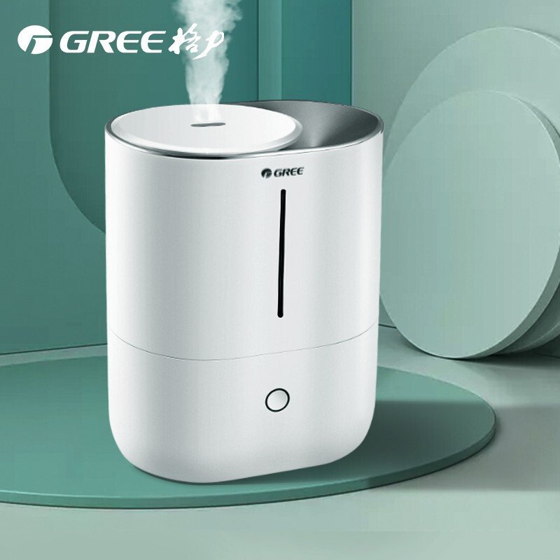 格力(GREE) 加湿器 SC-40X65卧室孕妇婴儿便捷上加水4L大容量小型家用轻音智能恒湿空气香薰 SC-40X65