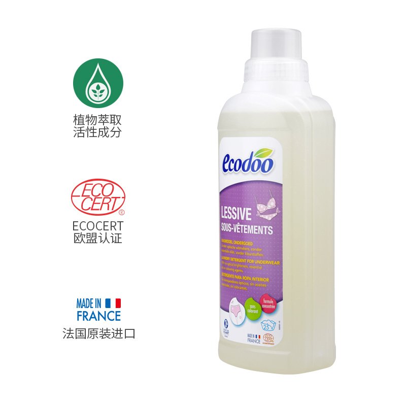 逸乐舒内衣专用洗衣液750ml