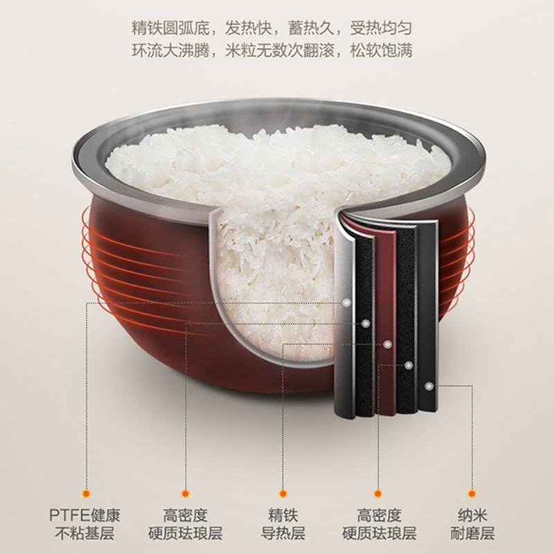 苏泊尔（SUPOR）SF40HC57 电饭煲球釜电饭煲4L 智能预约家用多功能IH电饭锅 4L容量 电饭煲 电饭锅 饭煲