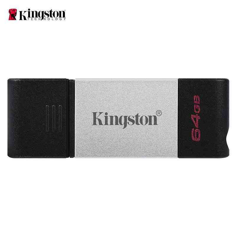 金士顿（Kingston）DT80 64GU盘 USB3.2 TYPE-C单接口OTG 手机高速优盘读速200MB/S