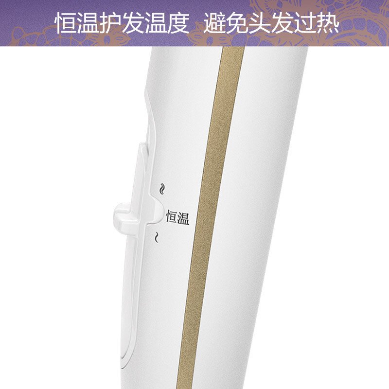 飞利浦(Philips) 电吹风HP8230 恒温护发 2100W家用大功率速干不伤发 静音冷热风6档可调 专业级大功率