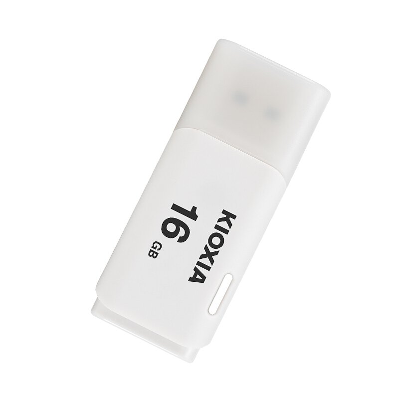 铠侠（Kioxia）16GB U盘 U202 隼闪系列（原东芝优盘） 白色 防尘拔盖设计 高速商务学生汽车载电脑两用优盘