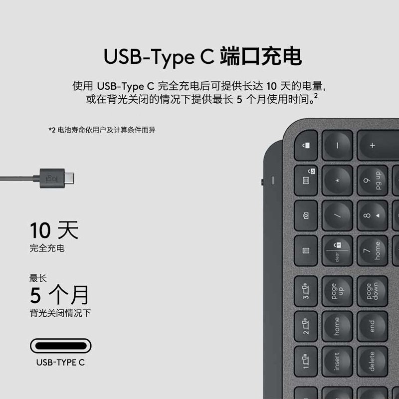 罗技(Logitech) MX KEYS无线键盘（920-009422）