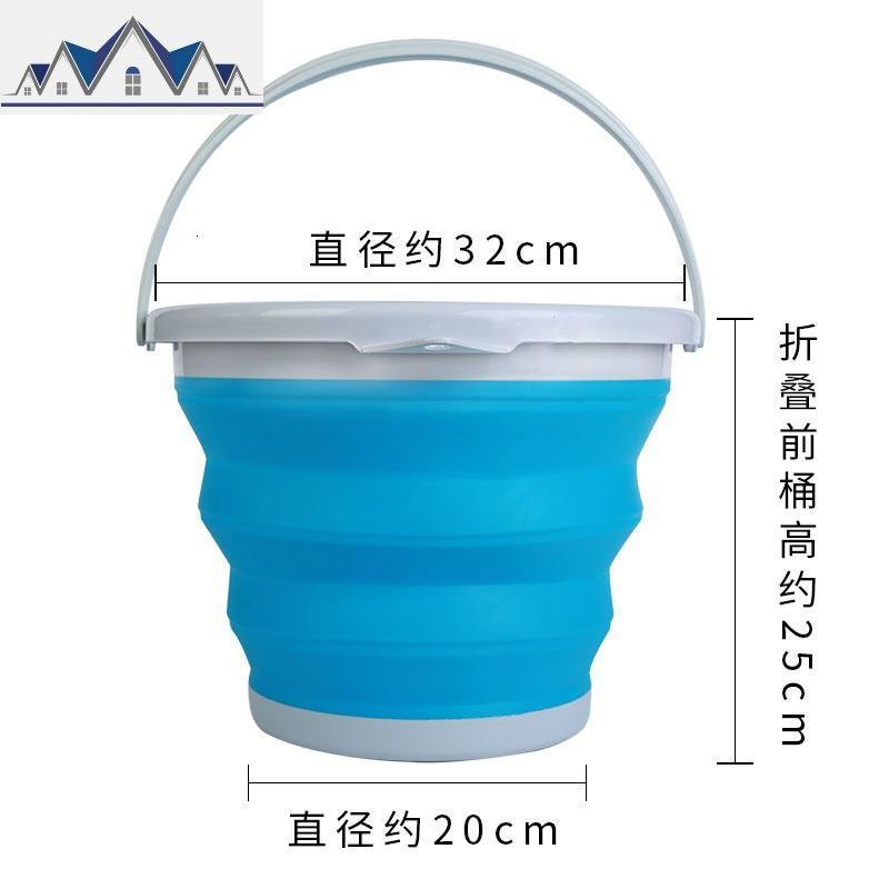 汽车用折叠水桶大号车载便携式洗车桶多功能户外钓鱼桶伸缩折叠桶_755_856