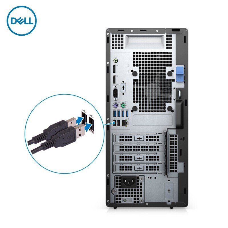 戴尔（DELL）OptiPlex 7080MT 高性能设计师作图游戏台式机I5-10500 4G内存 1T硬盘