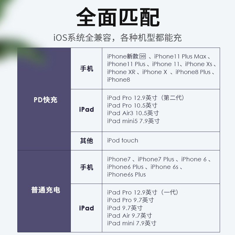 PD白线+18W-PD头双口