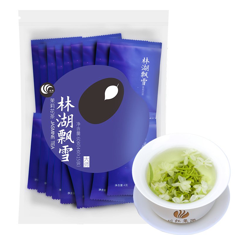 川红茶叶 浓香型特级茉莉花茶（大师款）散装袋装60g