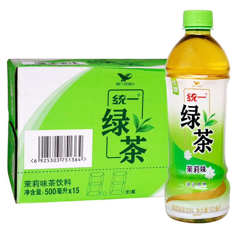 统一 绿茶500ml*15瓶/箱